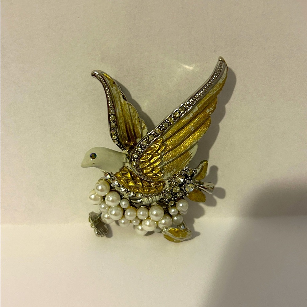 Vintage Bird Brooch